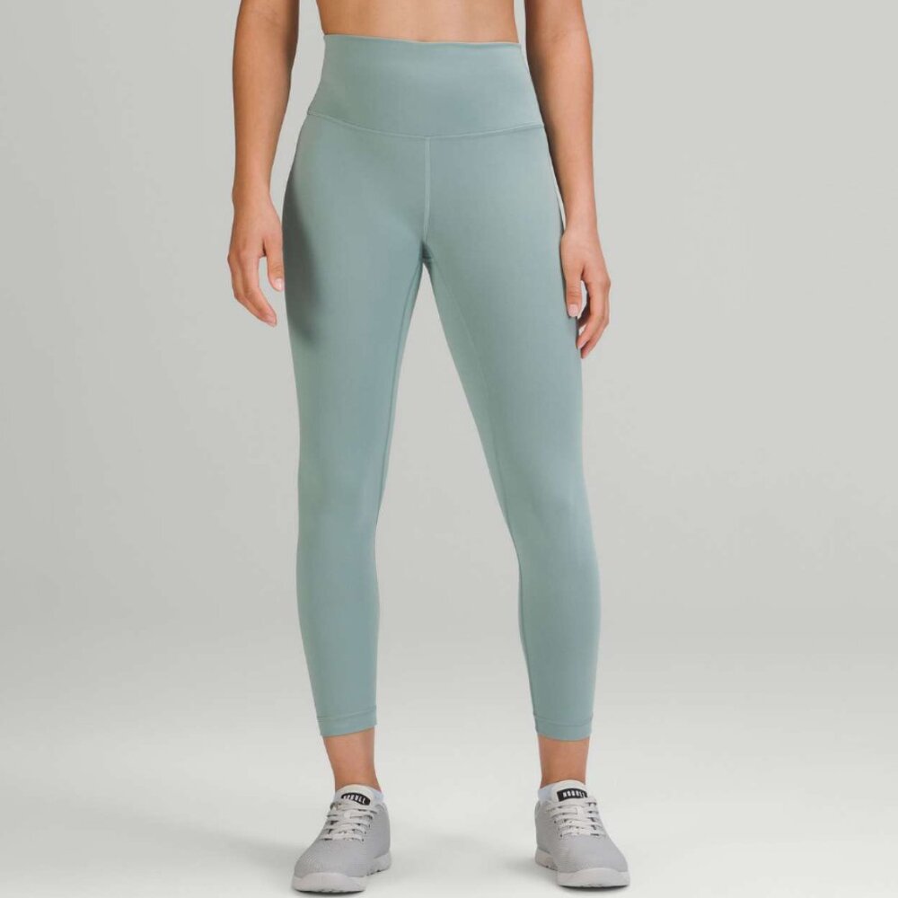Lululemon Wunder Train‎ High-Rise Tight 25" Misty Glade Size 10